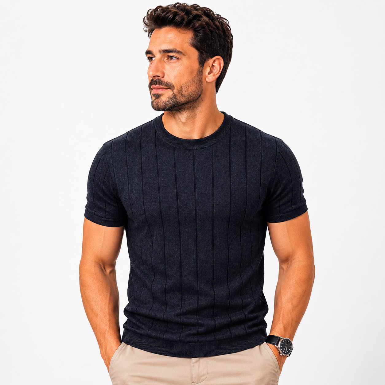 Camisa Masculina de Algodão