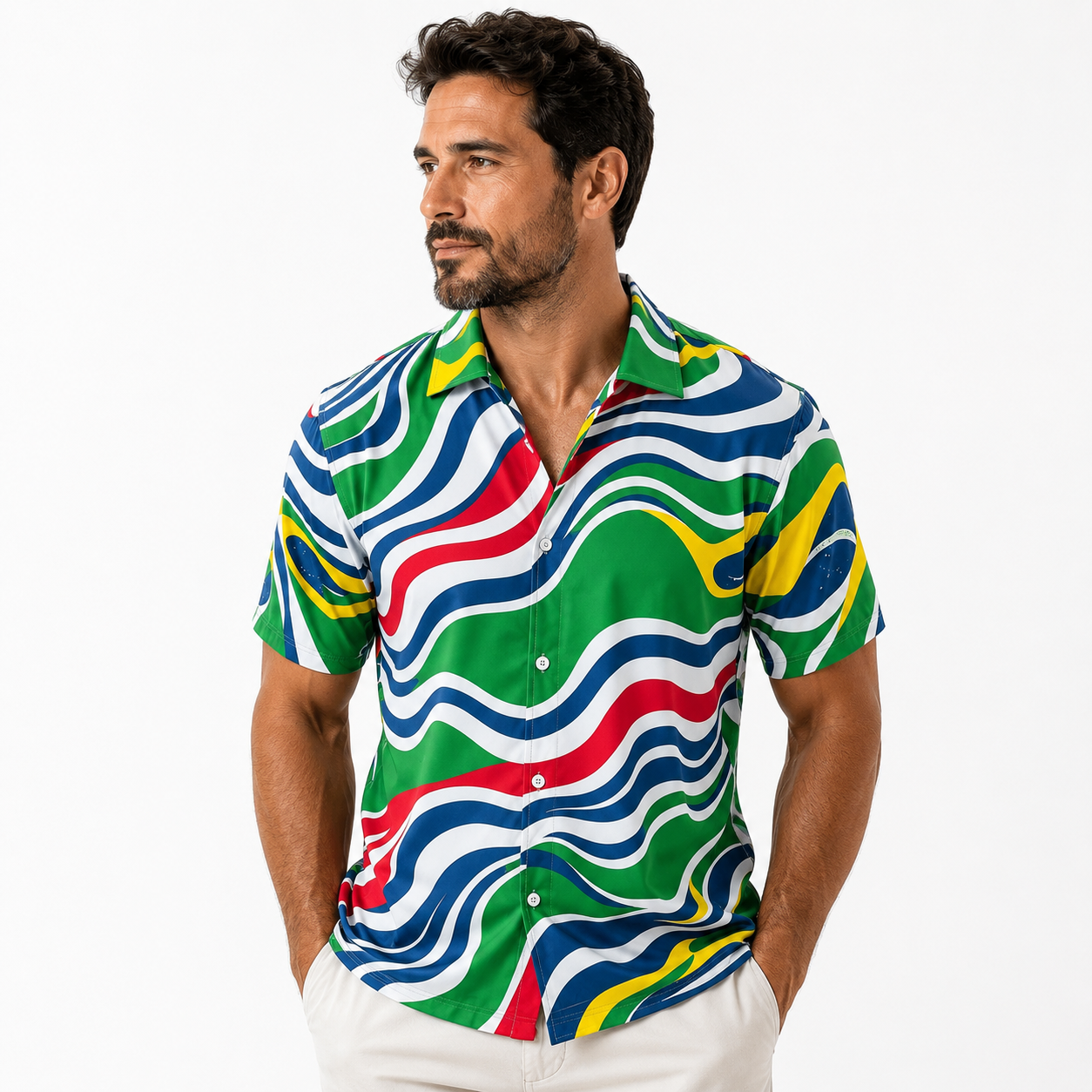 Camisa Masculina Icaros Hawai