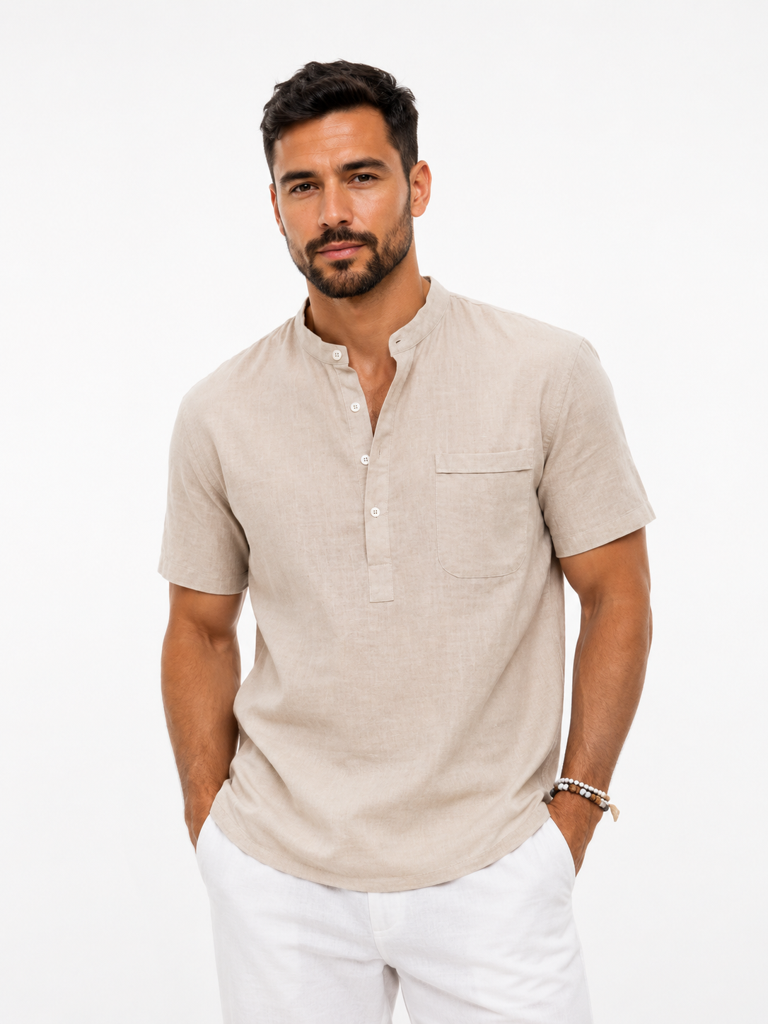 Camisa Masculina Icaros de Linho