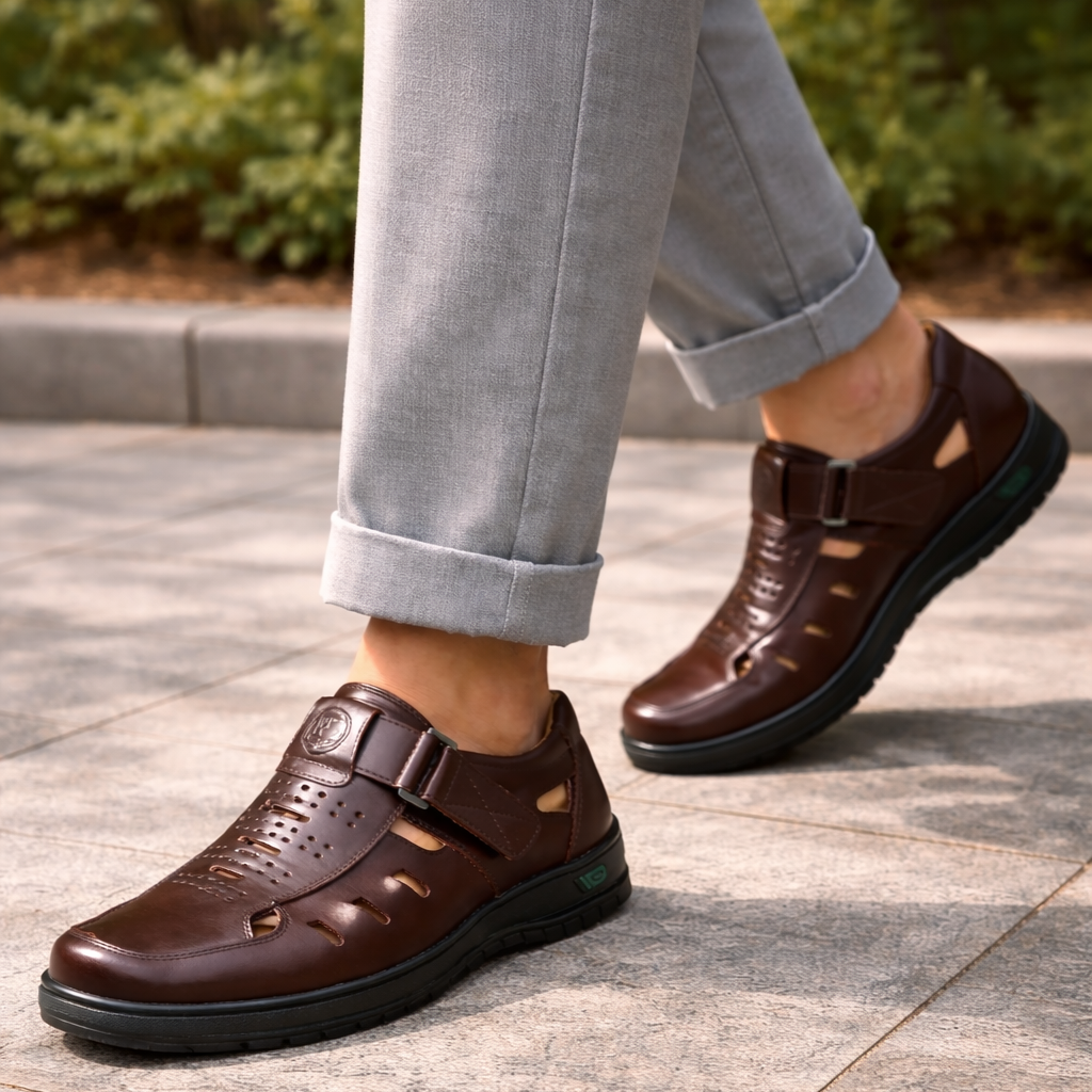 Sandalia icaros  Leather Men's