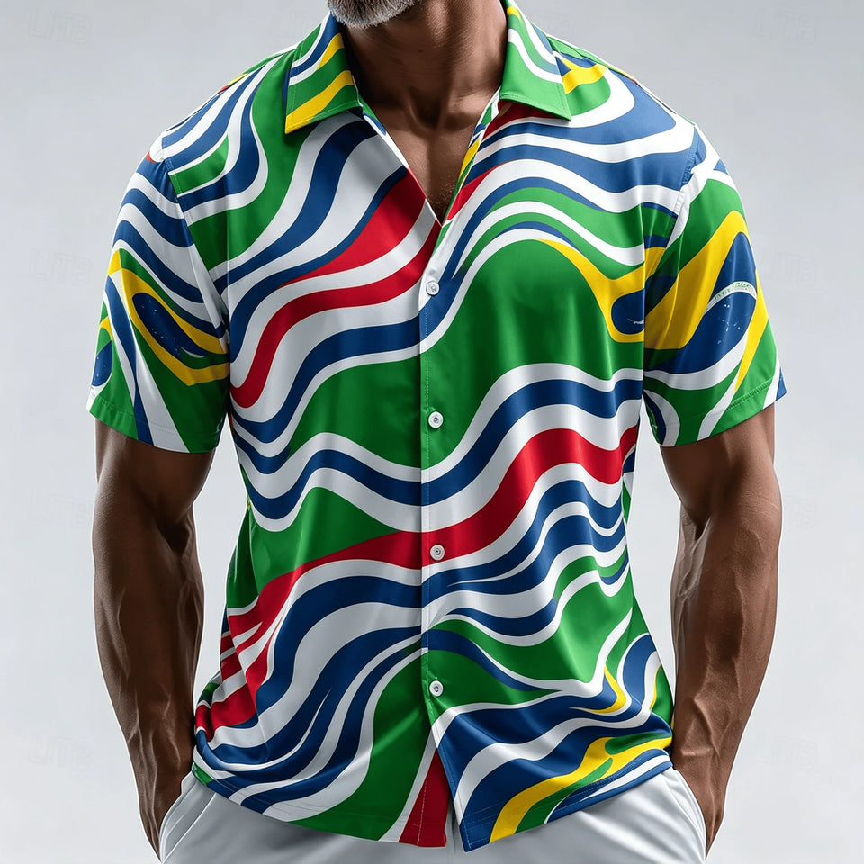 Camisa Masculina Icaros Hawai