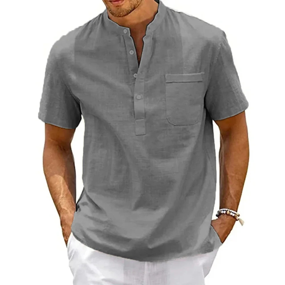 Camisa Masculina Icaros de Linho