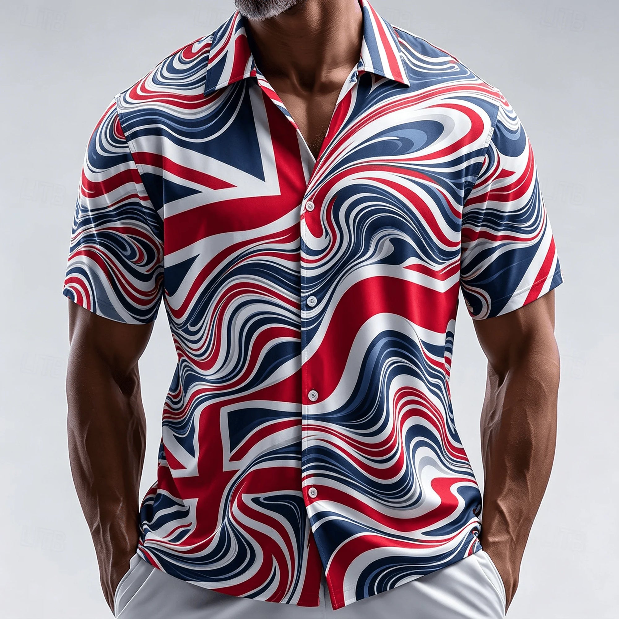 Camisa Masculina Icaros Hawai