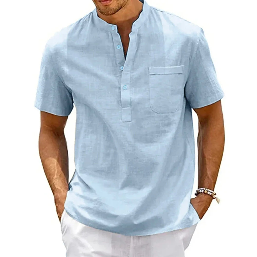 Camisa Masculina Icaros de Linho